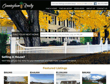 Tablet Screenshot of cunninghamrealty.net